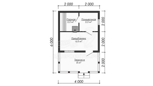 3d проект ББW026 - планировка</div>