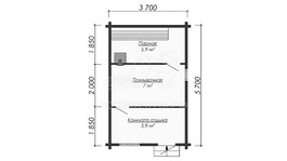 3d проект ББW027 - планировка</div>