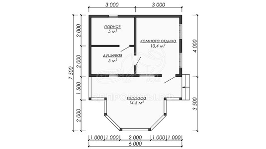 3d проект ББW045 - планировка</div>