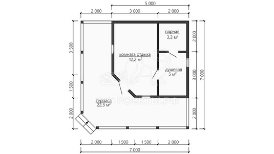 3d проект ББW049 - планировка</div>