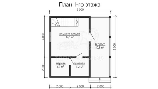 3d проект ББW051 - планировка