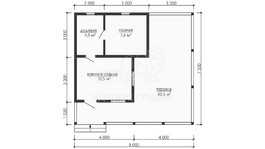 3d проект ББW057 - планировка</div>