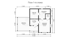 3d проект ББW064 - планировка</div>