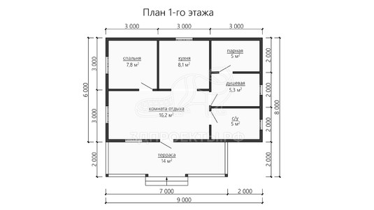 3d проект ББW069 - планировка</div>