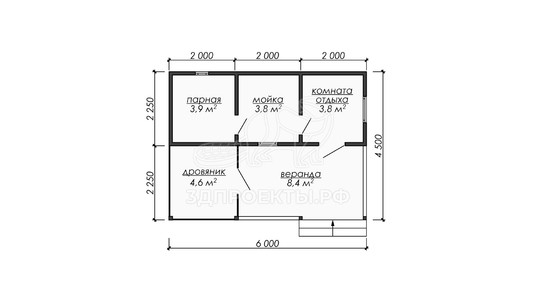 3d проект ББW074 - планировка</div>