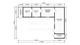 3d проект ББW076 - планировка</div>