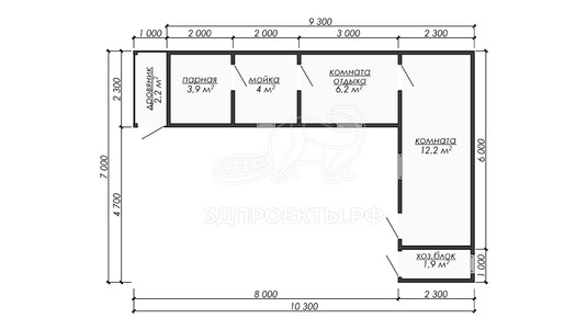 3d проект ББW076 - планировка</div>