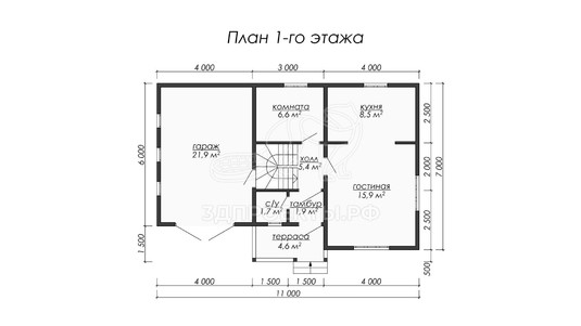 3d проект ДБW028 - планировка