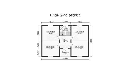 3d проект ДБW032 - планировка</div>