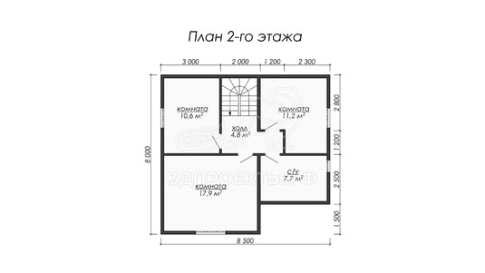 3d проект ДБW051 - планировка</div>