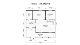 3d проект ДБW053 - планировка