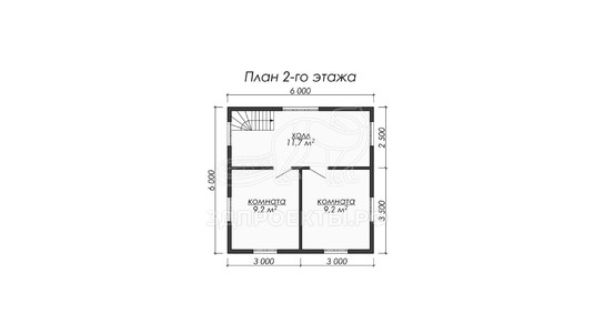 3d проект ДБW065 - планировка</div>