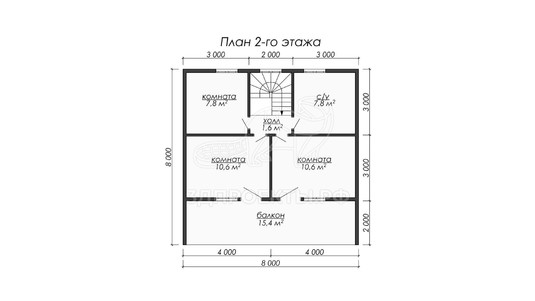 3d проект ДБW066 - планировка</div>