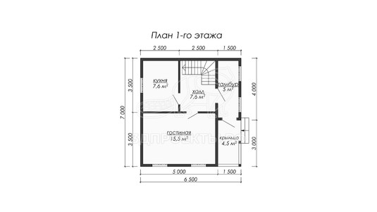 3d проект ДБW067 - планировка