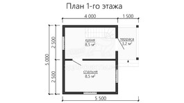 3d проект ДБW084 - планировка