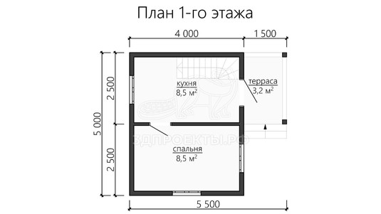 3d проект ДБW084 - планировка