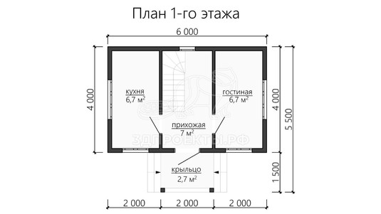 3d проект ДБW092 - планировка