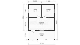 3d проект ДБW096 - планировка</div>