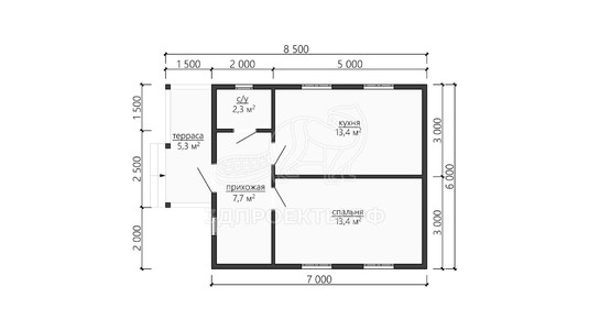 3d проект ДБW099 - планировка</div>