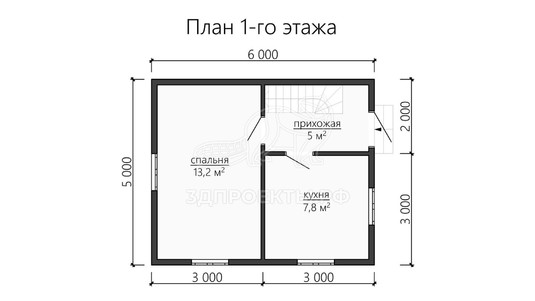 3d проект ДБW100 - планировка