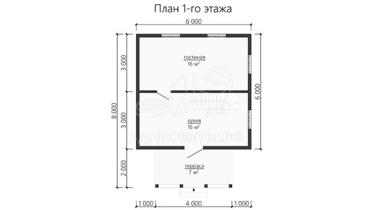 3d проект ДБW106 - планировка