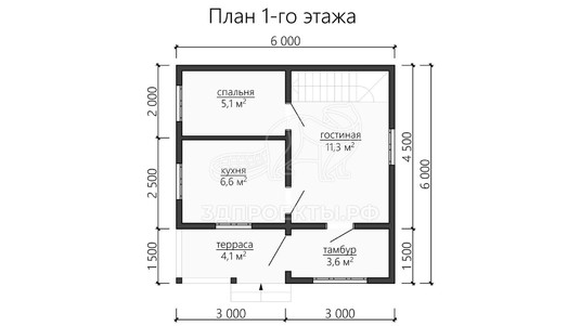 3d проект ДБW107 - планировка