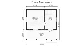 3d проект ДБW109 - планировка