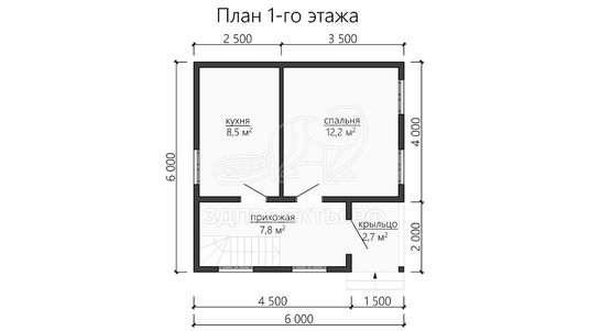 3d проект ДБW114 - планировка