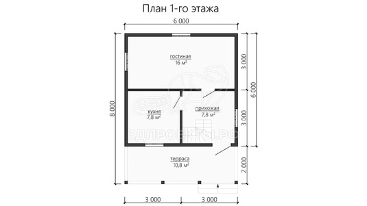 3d проект ДБW125 - планировка