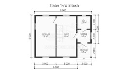 3d проект ДБW127 - планировка