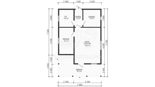 3d проект ДБW128 - планировка</div>