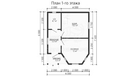 3d проект ДБW130 - планировка