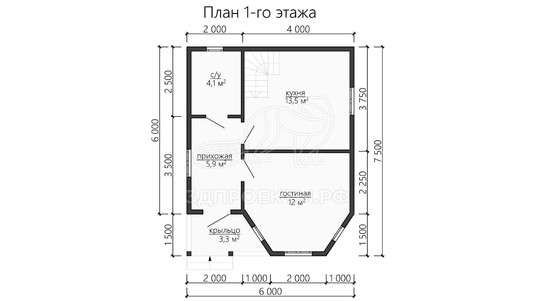 3d проект ДБW130 - планировка