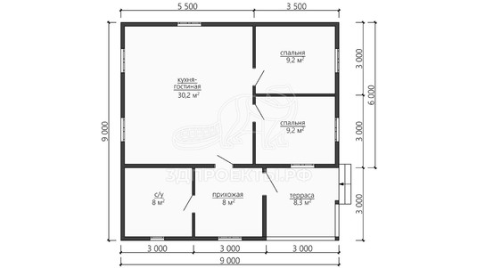 3d проект ДБW136 - планировка</div>