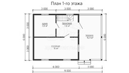 3d проект ДБW137 - планировка