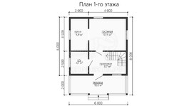 3d проект ДБW138 - планировка