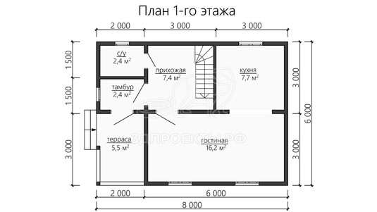 3d проект ДБW139 - планировка