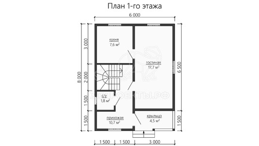 3d проект ДБW142 - планировка