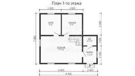 3d проект ДБW145 - планировка