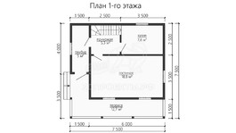 3d проект ДБW146 - планировка