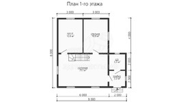 3d проект ДБW149 - планировка