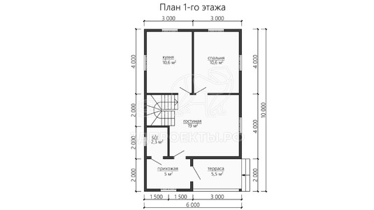 3d проект ДБW150 - планировка