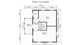 3d проект ДБW151 - планировка