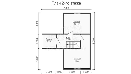 3d проект ДБW151 - планировка</div>