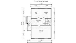 3d проект ДБW154 - планировка