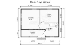 3d проект ДБW156 - планировка