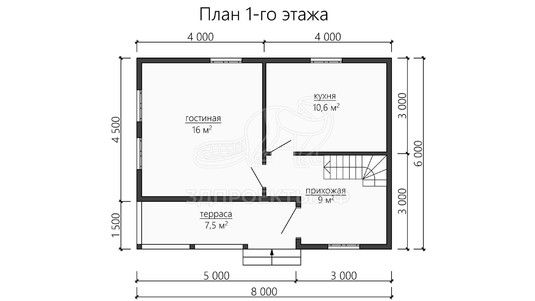 3d проект ДБW156 - планировка