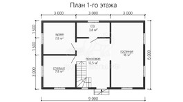 3d проект ДБW158 - планировка