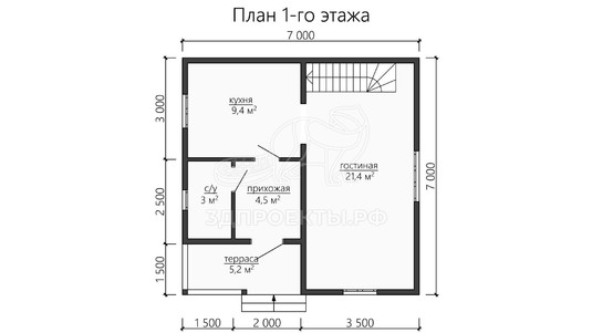 3d проект ДБW159 - планировка