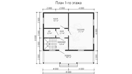 3d проект ДБW160 - планировка